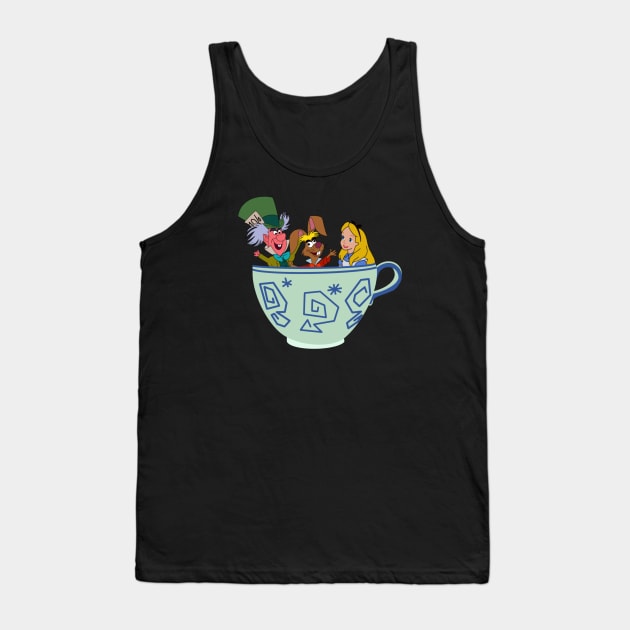 Alice in wonderland Tank Top by Hundred Acre Woods Designs